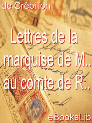 cover image of Lettres de la marquise de M.. au comte de R..